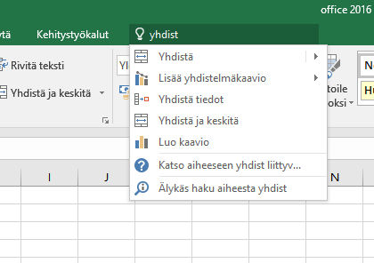Excel 2016 Tell Me