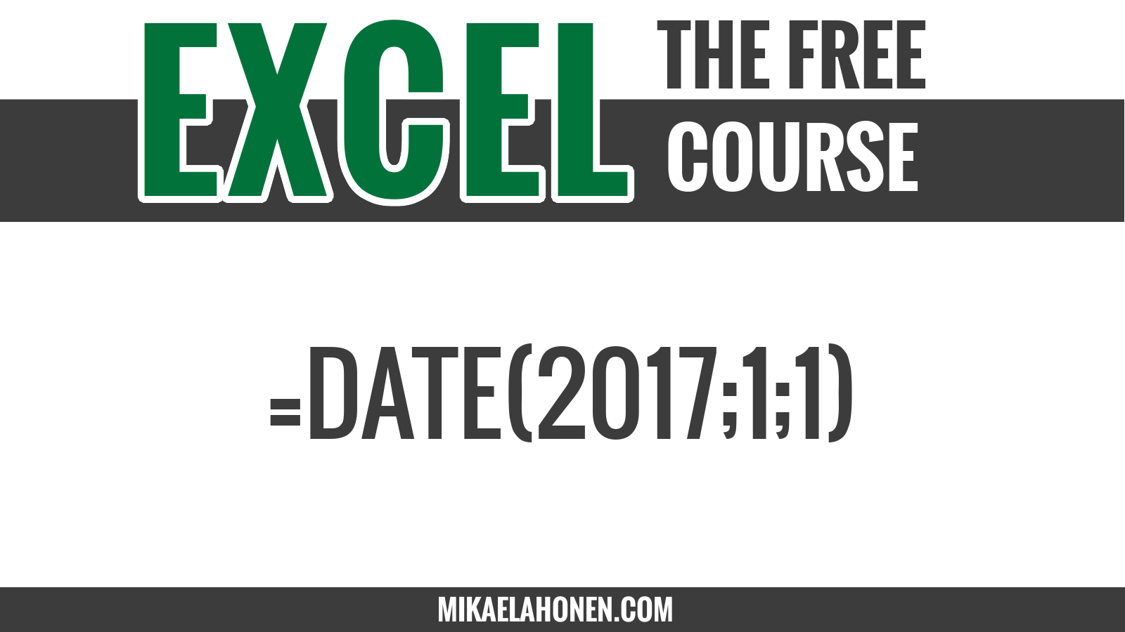 Lecture 5 Number Formats Dates And Time In Excel Mikael Ahonen